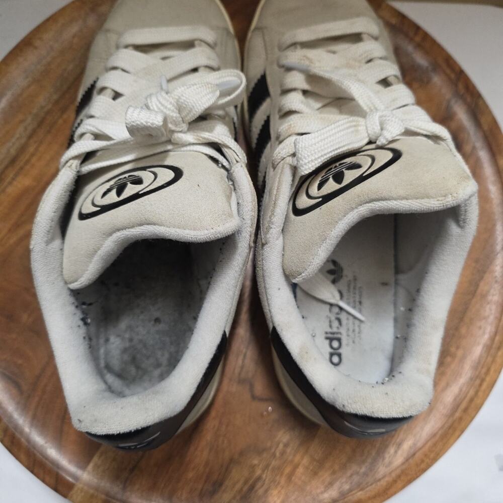 Adidas Campus 00s Crystal White Black Womens Gray Size 11 Low Top Shoes GY0042 - Picture 6 of 9
